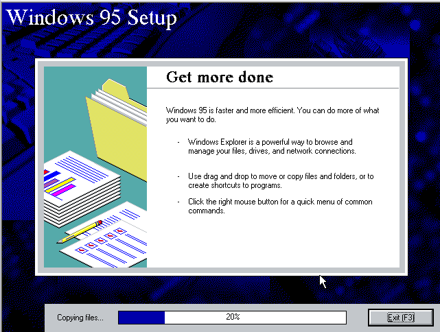 windows 95 install iso